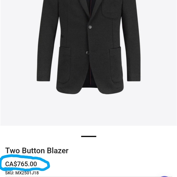 Bugatchi blazer/pea coat - Picture 9 of 9